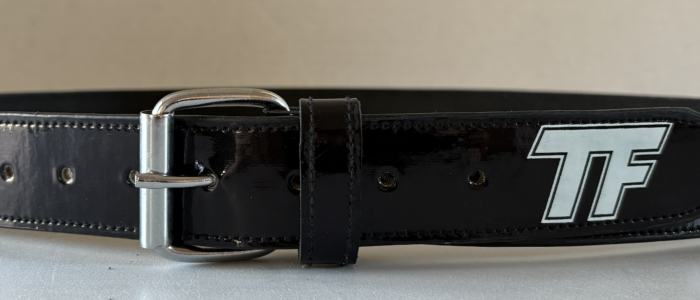 Black TF Custom Baseball Belt